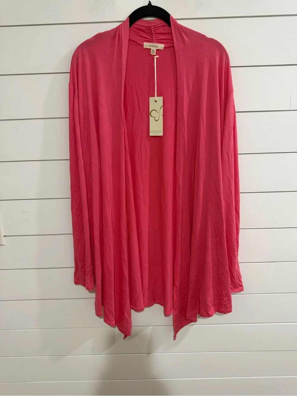Pink Open-Front Cardigan - Picture 1 of 7